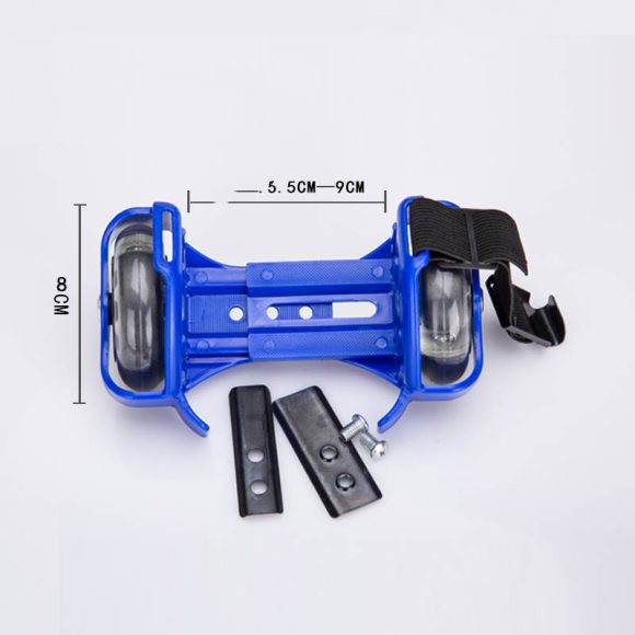 Pvc Children's Roller Skates Three-color Luminous Roller Skates - Image 3