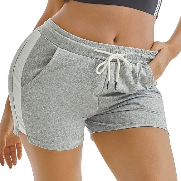 Summer Sports Shorts Gym Running Women Cycling Drawstring Shorts Workout - Image 2