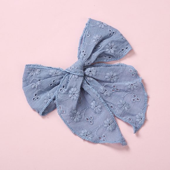 One Word Clip Color Cotton Baby Girl Hairpin - Image 2