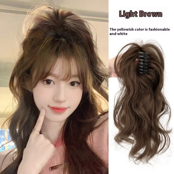 Wig Women's Long Hair Light Without Draping Grip - Image 2