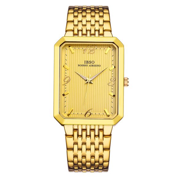 Light Luxury Square Quartz Leather Watch - Image 4