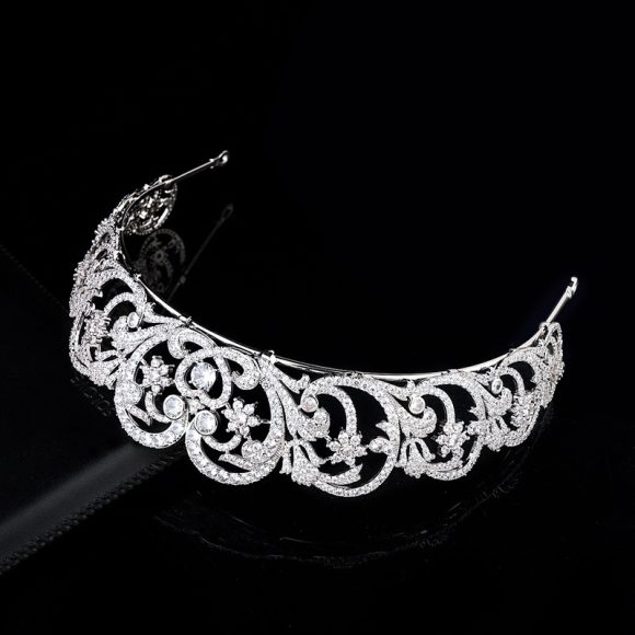 Crown Bridal Wedding Zircon Stone Jewelry Wedding Accessories - Image 4