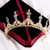 Alloy Pearl Diamond Bridal Crown Jewelry