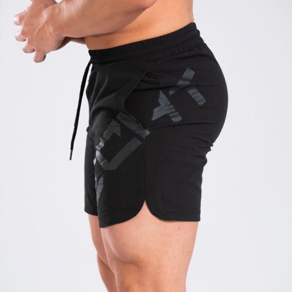 Elastic Thin Training Running  Men's Casual Quick-drying Knee Length Summer Sports Shorts - Image 8