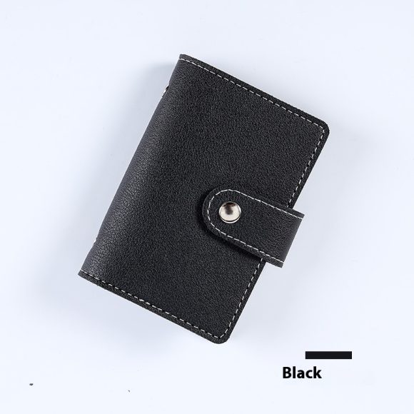 Anti-degaussing Creative Leather Multiple Card Slots PU Bank Card Package - Image 3