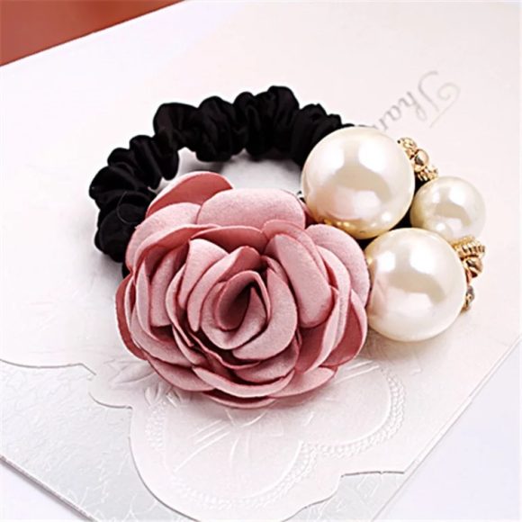 Handmade Camellia Tie Hair Tie Headdress - Image 7
