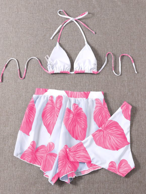Adjustable Three-piece Bikini Straps Swimsuit Women - Image 7
