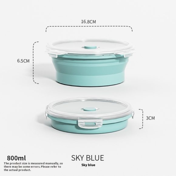 Travel Outdoor Silicone Folding Lunch Box - Image 9