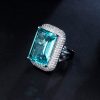 New Creative Rectangular Geometric Ring - Image 2
