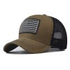 Men's Washed Distressed Breathable Embroidered Hat - Image 10