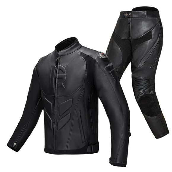Wind-proof Motorcycle Leather Pants Suit For Men And Women - Image 4