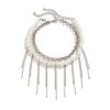Pearl Tassel Fun Design Double-layer Retro Necklace Women's Accessories - Image 3