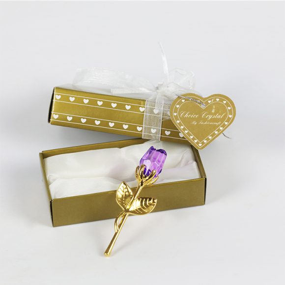 Crystal Metal Rose Valentine's Day Small Gift Wedding - Image 8