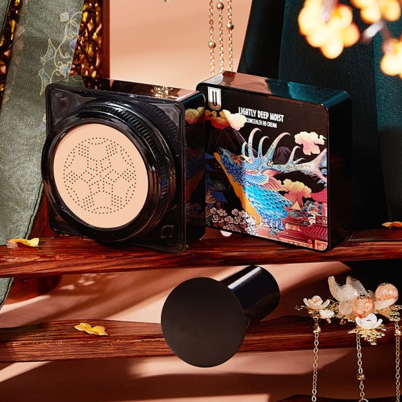 Elk Makeup Nine-piece Set Makeup Powder Air Cushion BB Cream Lipstick Affordable Makeup Set - Image 6