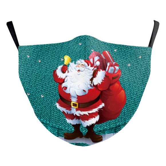 Santa Elk Digital Printing Double-layer Dust Mask - Image 3