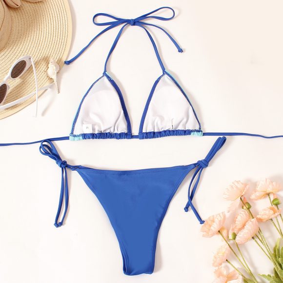 Women Bikini Sling Triangle Bag Swimsuit - Image 4