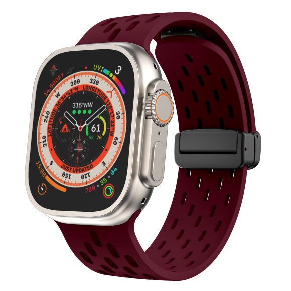 Mesh Magnetic Buckle Silicone Strap Iwatch Strap - Image 5