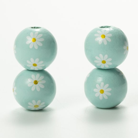 Source Factory Small Daisies Colorful Wood Beads Hemp Rope Flow Hematwood Bead String Handmade - Image 7