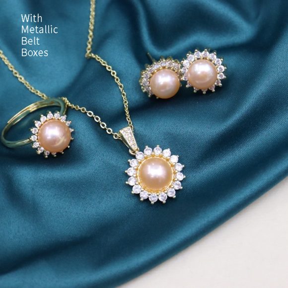 Freshwater Pearl Simplicity All-match Necklace Suit - Image 10