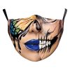 Halloween Digital Printing Funny Horror Face Double Layer Dust Mask - Image 8