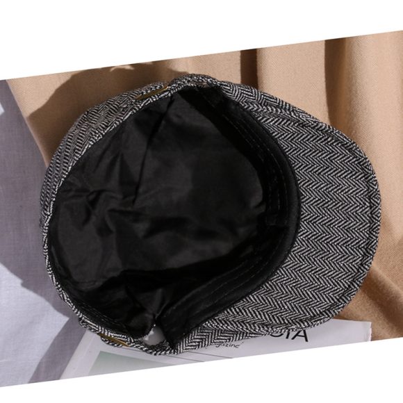 Autumn And Winter Woolen Mens And Womens Beret Caps - Image 4