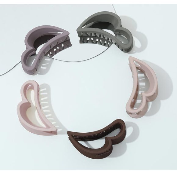 Plastic Love Frosted Texture Acrylic Hair Jaw Clip - Image 3
