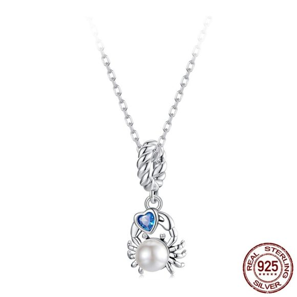 Crab Pearl Pendant S925 Silver Bead Accessories - Image 6