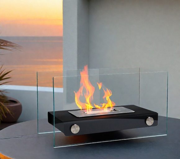 Desktop Living Room Dining Table High-grade Ornaments Real Fire Ethanol Fireplace Heating Decoration - Image 4