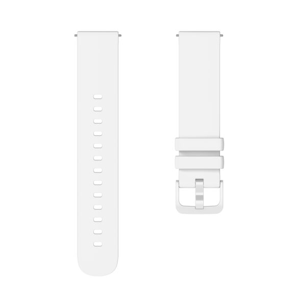 Flat Same Color Buckle Universal Silicone Strap - Image 4
