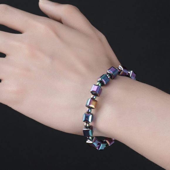 Haematite Bracelet Colorful Magnet Commuter Bracelet Simple Bracelet - Image 3
