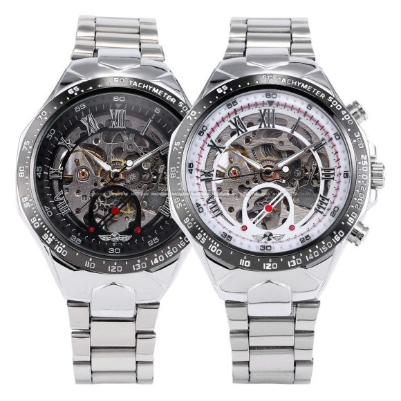 Men's Personality All-steel Hollow Automatic Mechanical Watch - Image 8