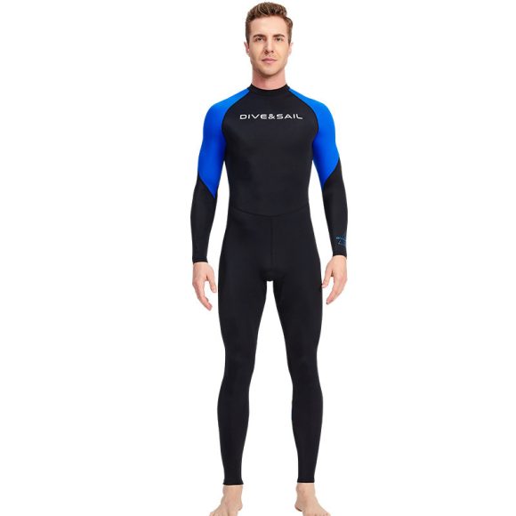 New Diving Suit Men's One-piece Thin Type Sunscreen Quick-drying Swimsuit - Image 5