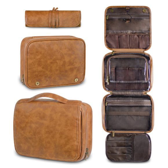 Men's Business Pu Wash Large Capacity High Sense Storage Bag - Image 5