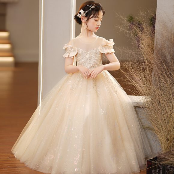 Spandex Princess Dress For Girls Tulle Tutu - Image 4