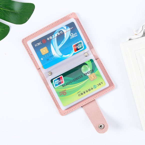 Anti-degaussing Creative Leather Multiple Card Slots PU Bank Card Package - Image 7
