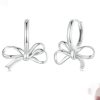 Simple All-match Bow Ear Clip S925 Sterling Silver - Image 3