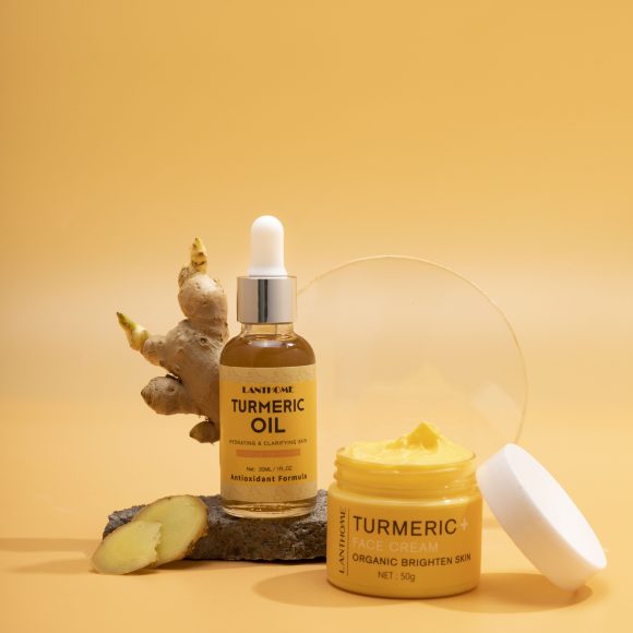 Turmeric Essential Oil Skincare Set Moisturizes And Repairs Skin Brightens And Hydrates To Relieve Dull Skin - Image 3