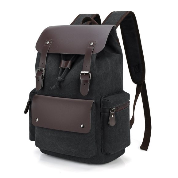 Drawstring Backpack Retro Canvas Personality - Image 4