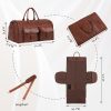 Large Capacity Men's Leather Suit Storage Bag - Image 5