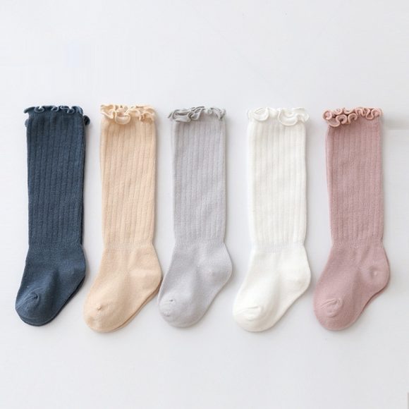 Children's Wooden Ear Over The Knee Mid-calf Length And Knee High Socks - Image 6