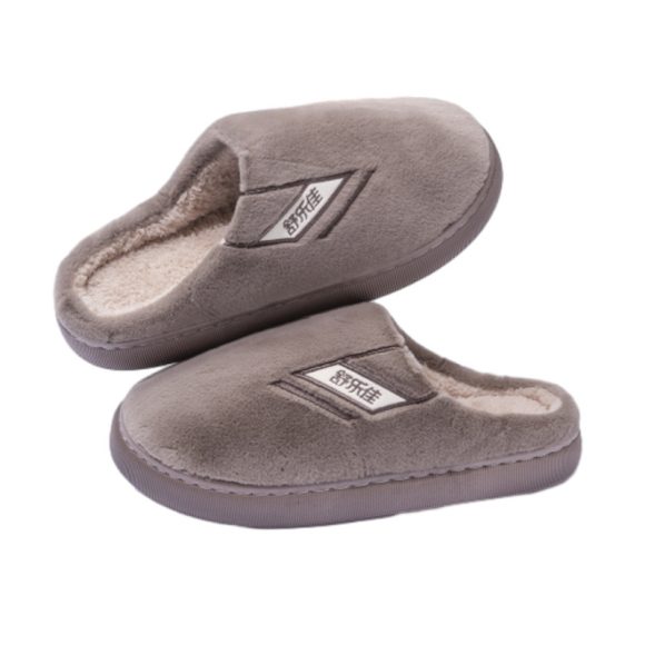 Men's Winter New Indoor Home Velvet Thermal Non-slip Platform Slippers - Image 2