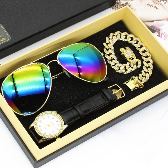 Sunglasses Women's High Sense Bracelet Watch Suit - Image 2