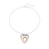 New Hollow Two-color Love Snake Bones Chain Pendant - Image 6