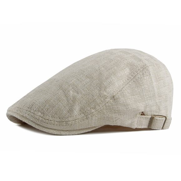Men's British Retro Breathable Simple Light Board Advance Hats - Image 6