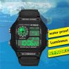 Retro Electronic Watch Luminous Waterproof Sports Men's Watches - Image 3