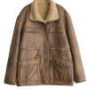 Women's Motorcycle Clothing Suede Lamb Wool Reverse Coat - Image 10