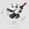 Panda Red Wine Rack Decoration Wine Cabinet Combination Light Luxury - Image 4