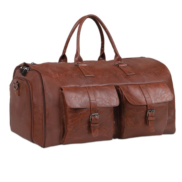 Large Capacity Men's Leather Suit Storage Bag - Image 3