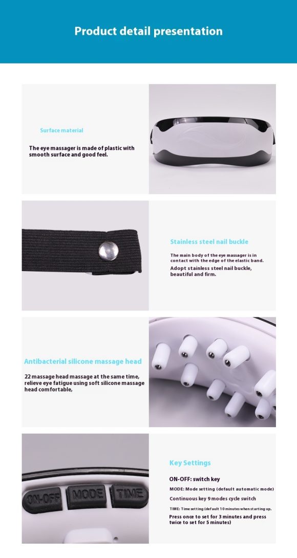 Electric Eye Massager Vibration Magnetic Eye Massage Ceremony - Image 5