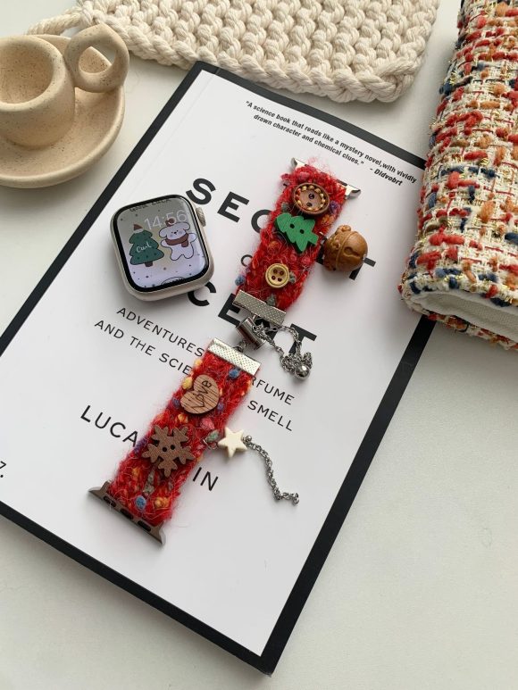 Christmas Plush Bracelet Autumn And Winter Atmosphere Strap - Image 4
